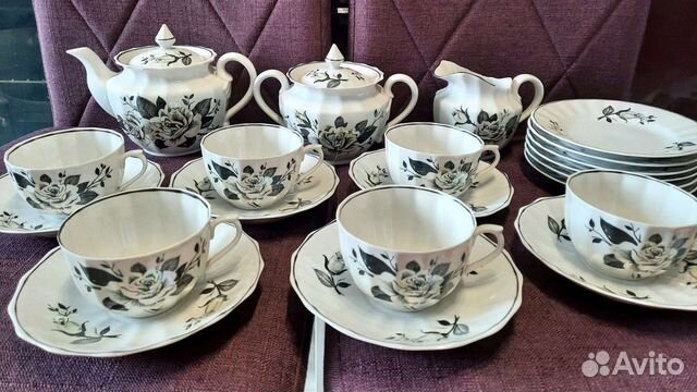 Сервиз чайный Вербилки фарфор