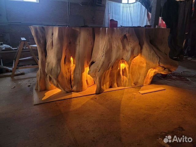 Пень тополь