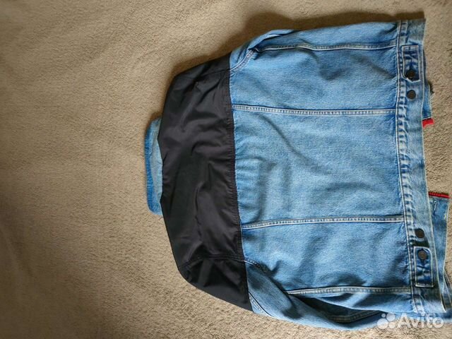 Джинсовая куртка мужская levis размер L
