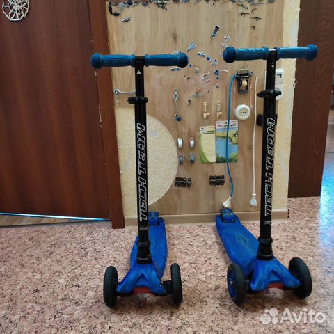 Самокат детский трехколесный бу