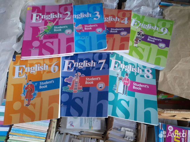 Учебники и рабочие тетради английский Кузовлев