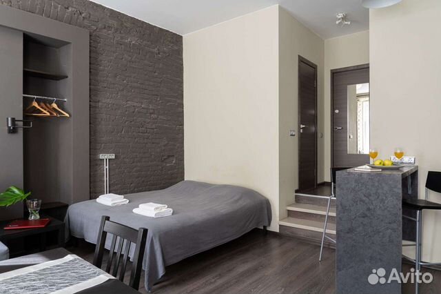 

Квартира-студия, 27 м², 1 кровать