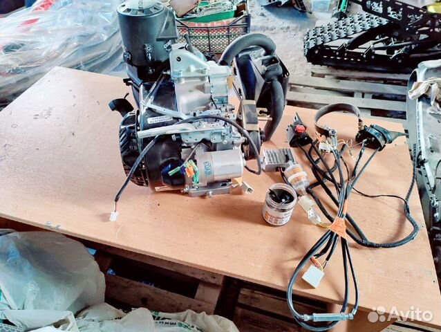 Двигатель детского снегохода Тайга рм Рысь