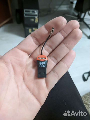 Картридер microSD переходник с карт памяти на USB