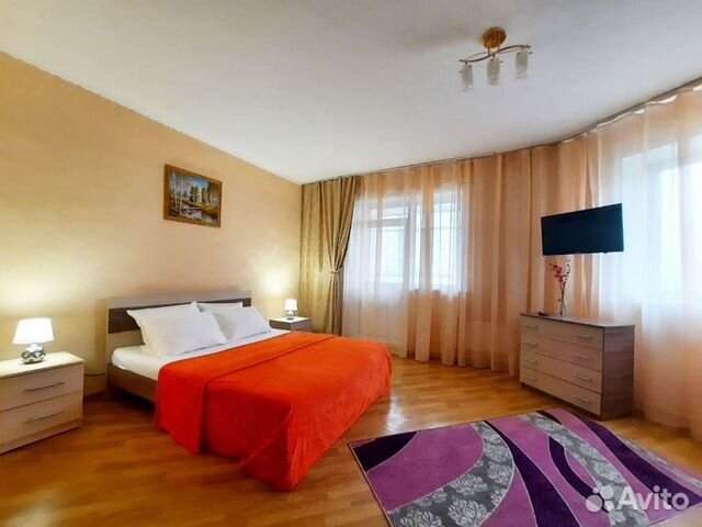 

1-к. квартира, 53 м², 2 кровати