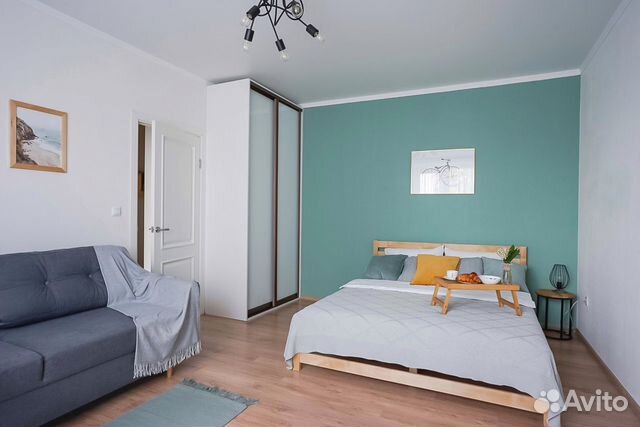 

1-к. квартира, 39 м², 1 кровать