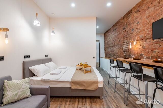 

Квартира-студия, 25 м², 2 кровати