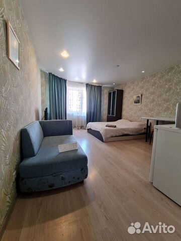 

Квартира-студия, 28 м², 2 кровати