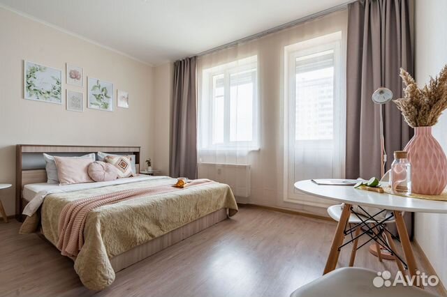 

Квартира-студия, 25 м², 1 кровать