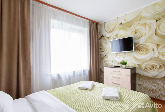 

1-к. квартира, 37 м², 2 кровати
