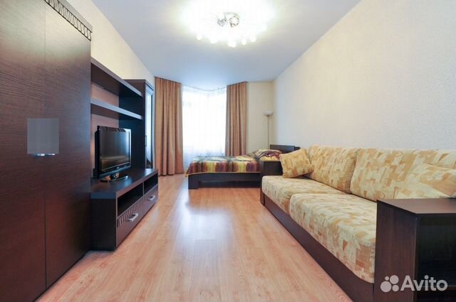 

1-к. квартира, 38 м², 2 кровати