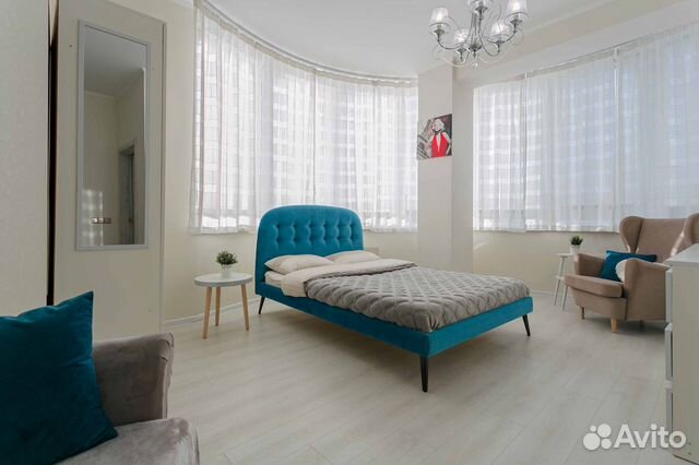 

1-к. квартира, 45 м², 2 кровати
