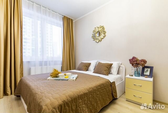 

1-к. квартира, 40 м², 2 кровати