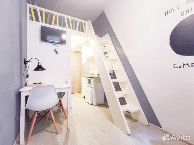 

Квартира-студия в апарт-отеле, 14 м², 2 кровати