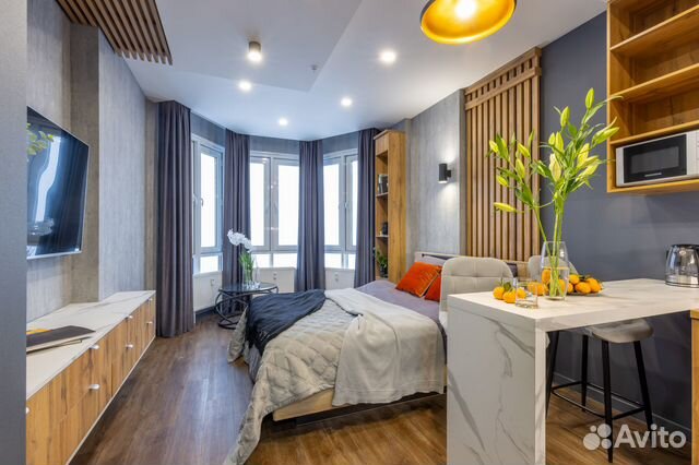 

Квартира-студия, 30 м², 1 кровать