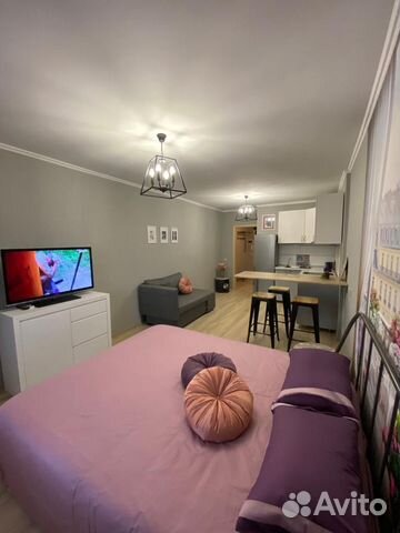 

Квартира-студия, 35 м², 2 кровати