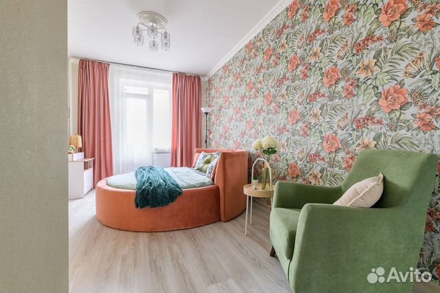 

1-к. квартира, 46 м², 1 кровать