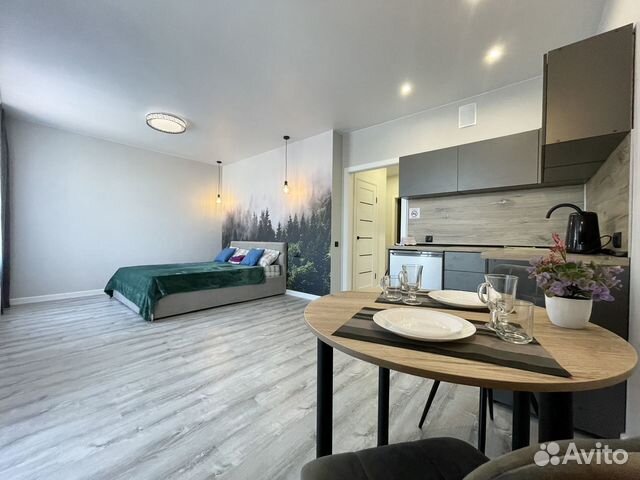 

Квартира-студия, 32 м², 1 кровать