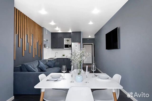 

1-к. квартира, 55 м², 2 кровати