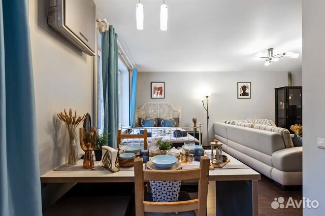 

Квартира-студия, 32 м², 2 кровати