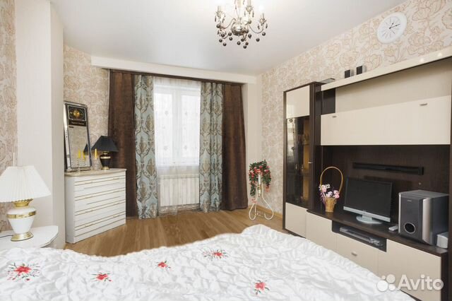 

1-к. квартира, 42 м², 2 кровати