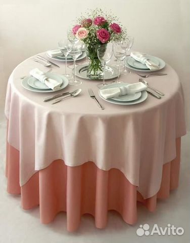Пошив скатертей, банкетных юбок, чехлов на стулья