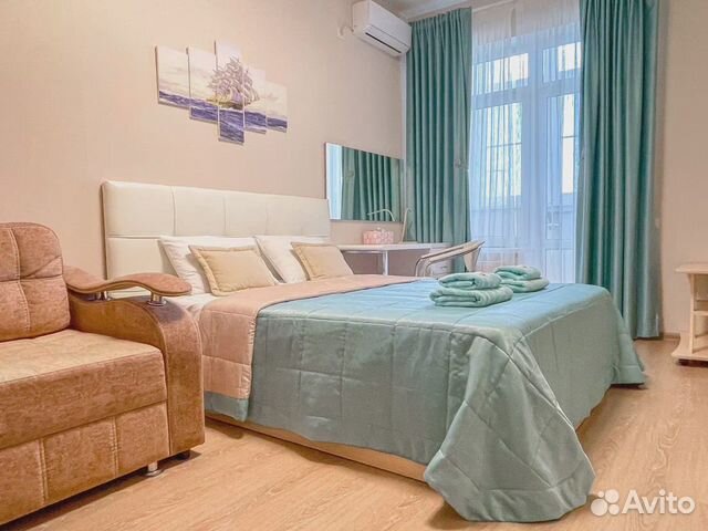 

1-к. квартира, 45 м², 3 кровати