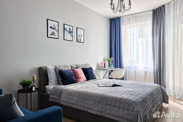 

1-к. квартира, 41 м², 2 кровати
