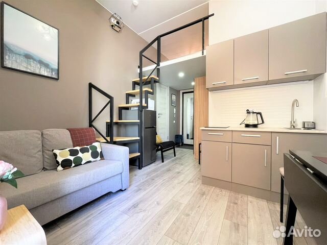 

Квартира-студия, 18 м², 2 кровати