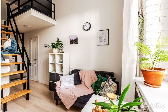 

Квартира-студия, 17 м², 2 кровати