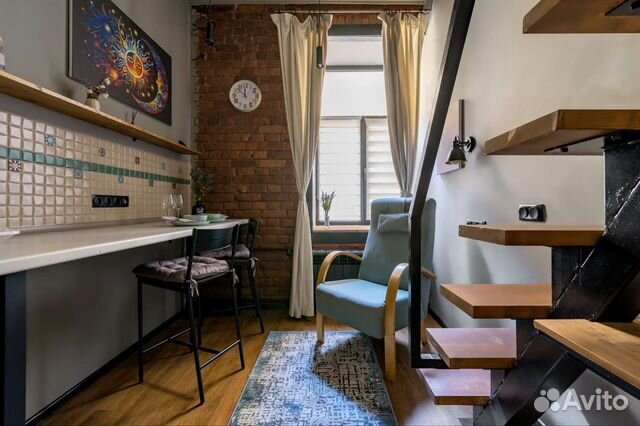 

Квартира-студия, 17 м², 1 кровать