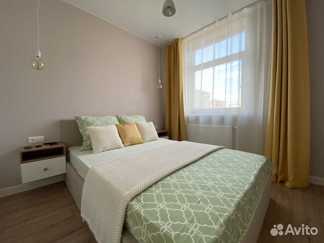 

1-к. квартира, 37 м², 2 кровати