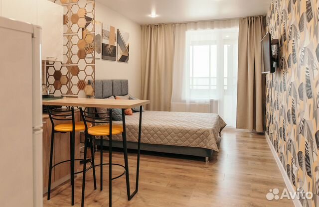 

Квартира-студия, 24 м², 2 кровати