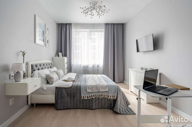 

1-к. квартира, 36 м², 2 кровати