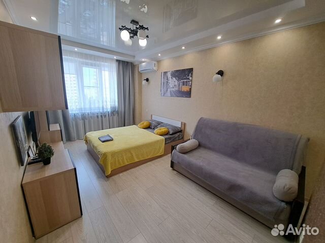 

1-к. квартира, 42 м², 2 кровати