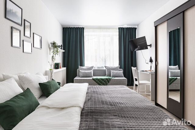 

1-к. квартира, 35 м², 2 кровати