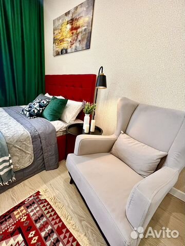 

Квартира-студия, 26 м², 2 кровати