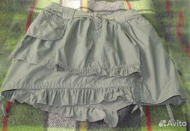 Юбка ассиметричного кроя, х/б,р. L, б/у