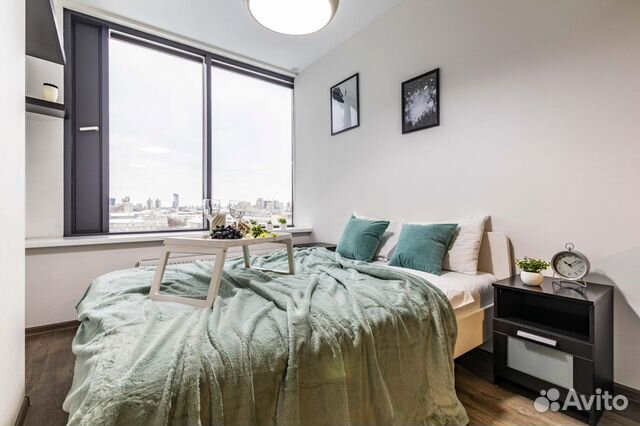 

Квартира-студия, 28 м², 2 кровати