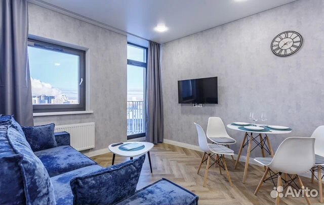 

1-к. квартира, 48 м², 2 кровати