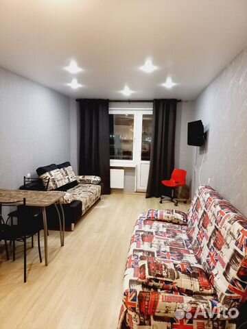 

Квартира-студия, 30 м², 2 кровати