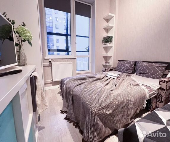 

Квартира-студия, 28 м², 2 кровати