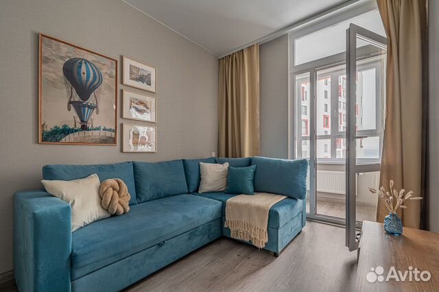 

1-к. квартира, 46 м², 2 кровати