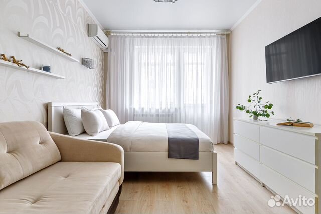 

1-к. квартира, 45 м², 2 кровати