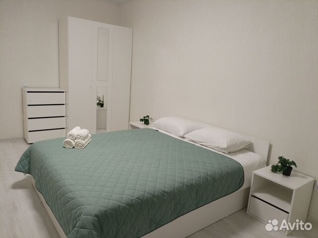 

1-к. квартира, 45 м², 2 кровати