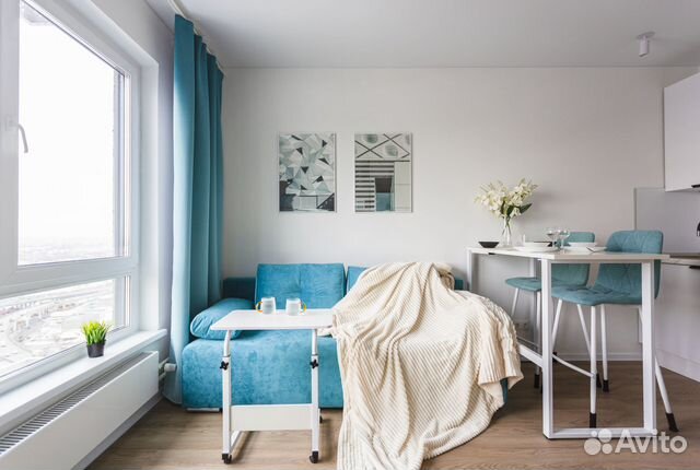 

Квартира-студия, 32 м², 1 кровать