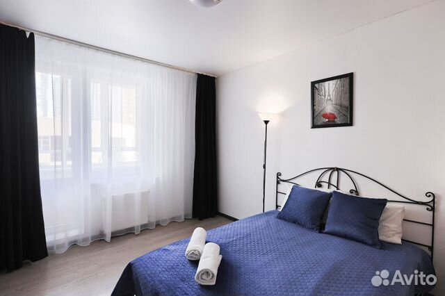 

1-к. квартира, 52 м², 2 кровати