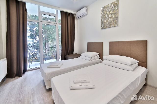 

Квартира-студия, 18 м², 2 кровати