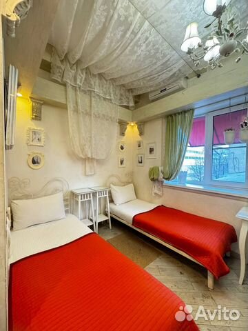 

Квартира-студия, 12 м², 2 кровати