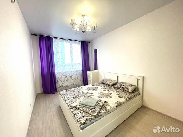 

1-к. квартира, 44 м², 2 кровати